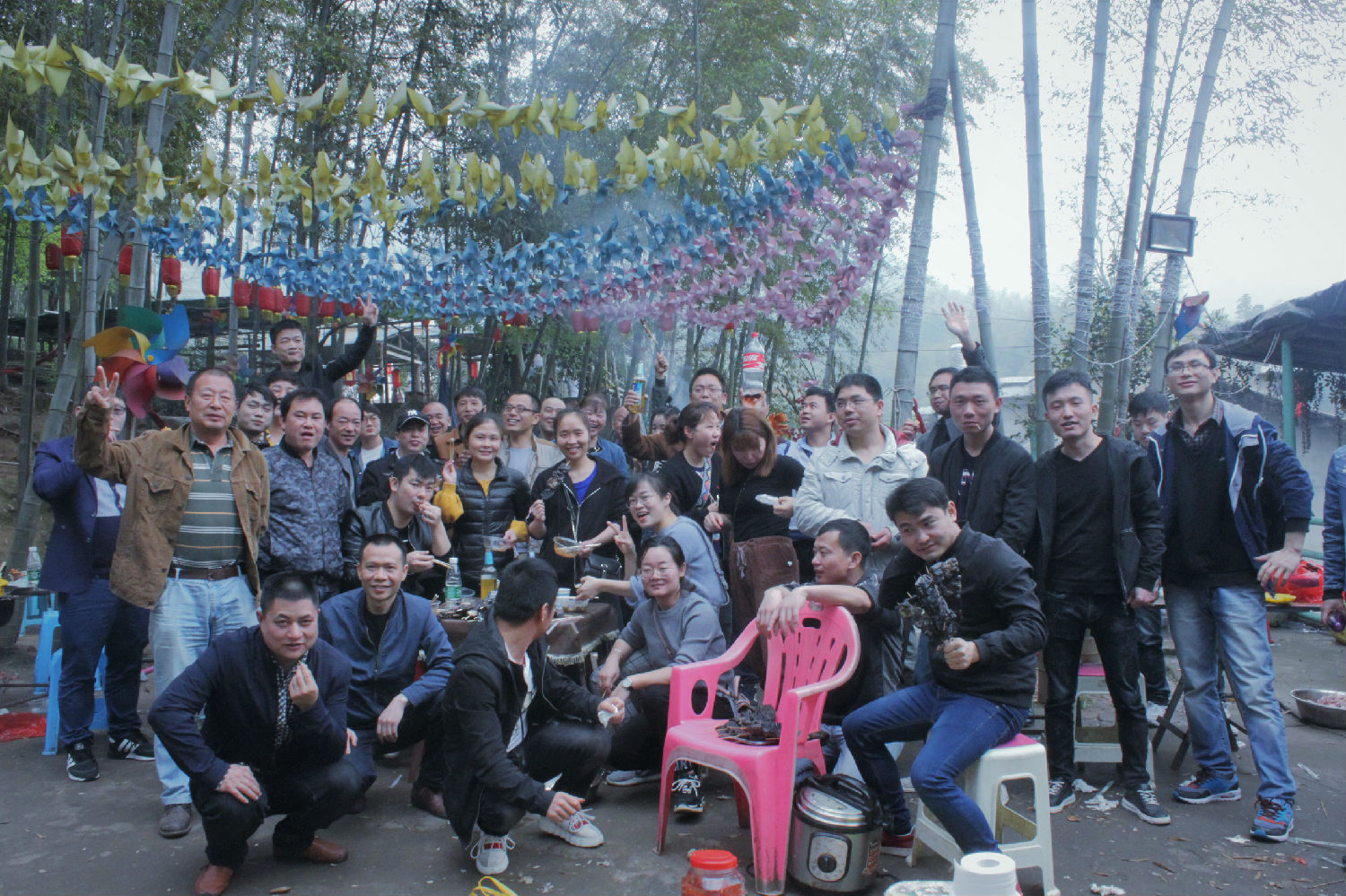 公司集体户外野炊活动