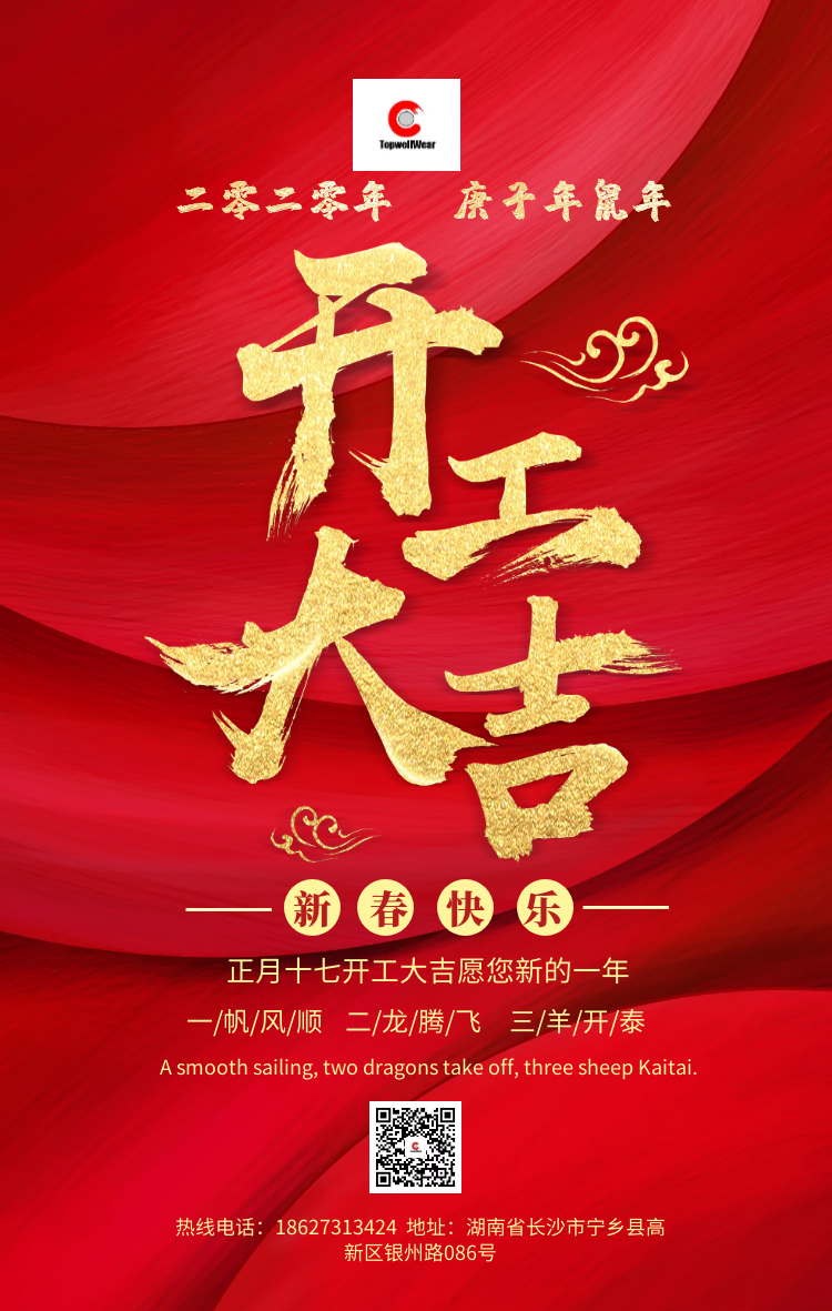 二零二零年 长沙特耐开工大吉